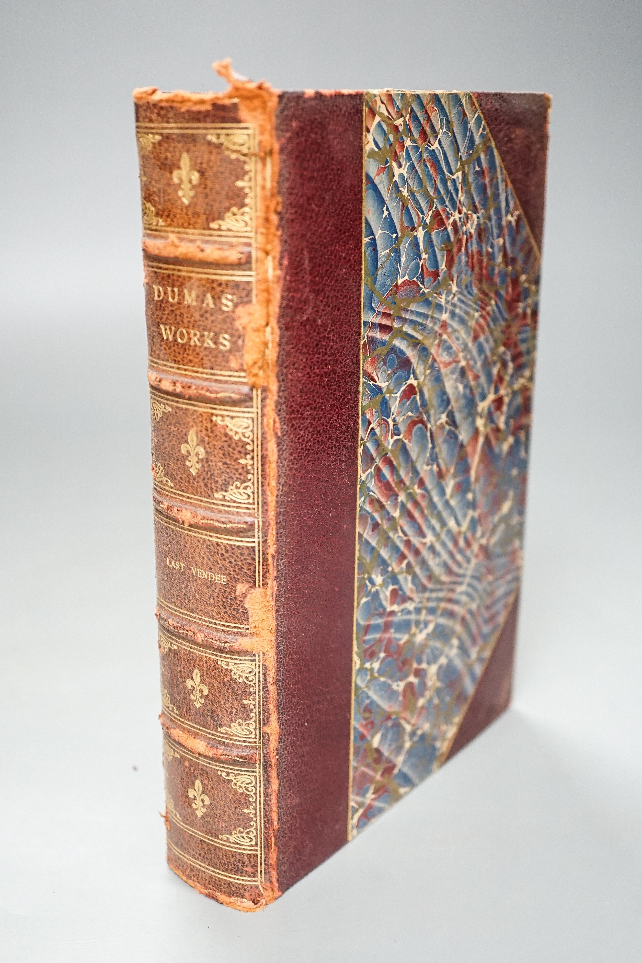 Dumas, Alexandre - Works, John Wanamaker of Paris, c.1900, half calf, 15 vols